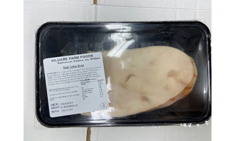 Turkey Sliced Cooked Deli  x8