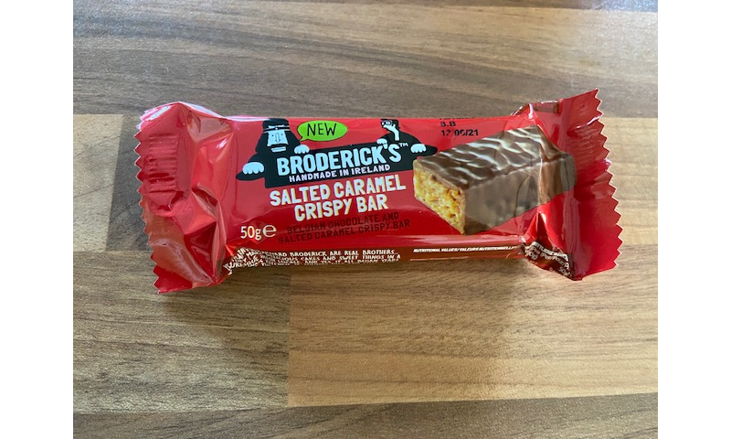 Brodericks Salted Caramel Crispy Bar